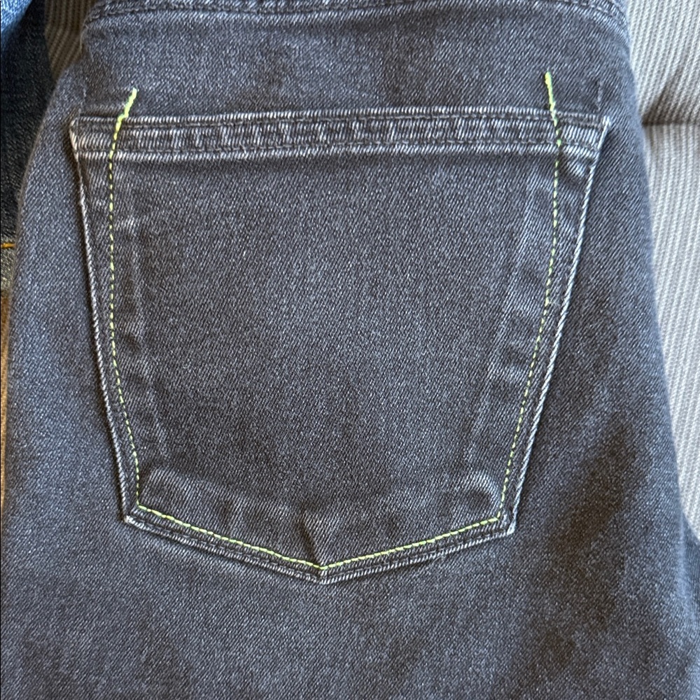 Rich & Skinny Dark Gray Straight Leg Jeans
